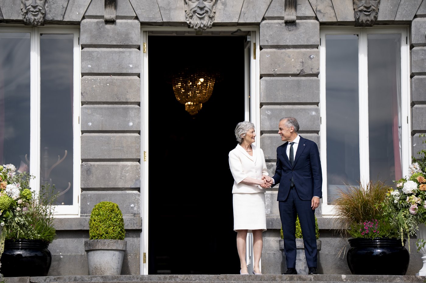Carney gets warm welcome while visiting family's ancestral home in County Mayo | iNFOnews.ca