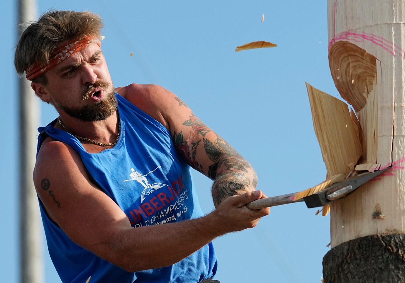 Flying axes and rolling logs at the Lumberjack World Championships, in photos | iNFOnews.ca