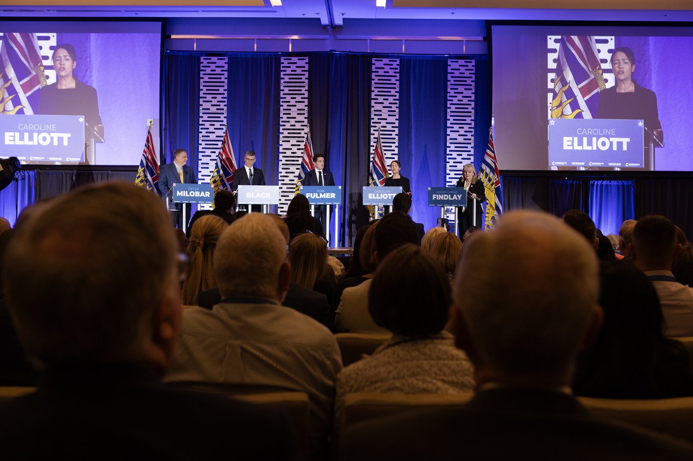 Yuri Fulmer, Caroline Elliott clash early during B.C. Conservative leadership contest | iNFOnews.ca