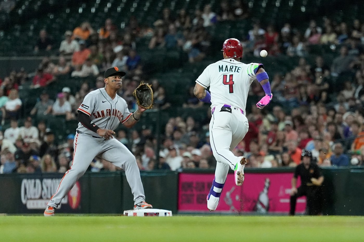 Ketel Marte homers in his 4th straight game, D-backs extend dominance over Giants with 8-2 win | iNFOnews.ca