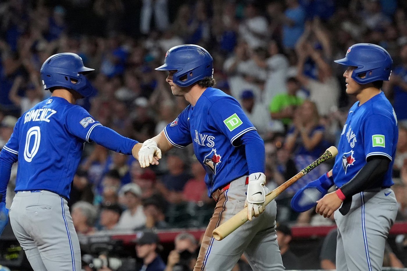 Blue Jays ride 8-run first inning to a 10-4 win over the Diamondbacks | iNFOnews.ca