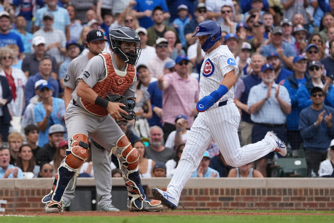 Caballero homers, Cole pitches into 6th and gets bullpen help as Yankees edge Cubs 2-1 | iNFOnews.ca Caballero homers, Cole pitches into 6th and gets bullpen help as Yankees edge Cubs 2-1 | iNFOnews.ca