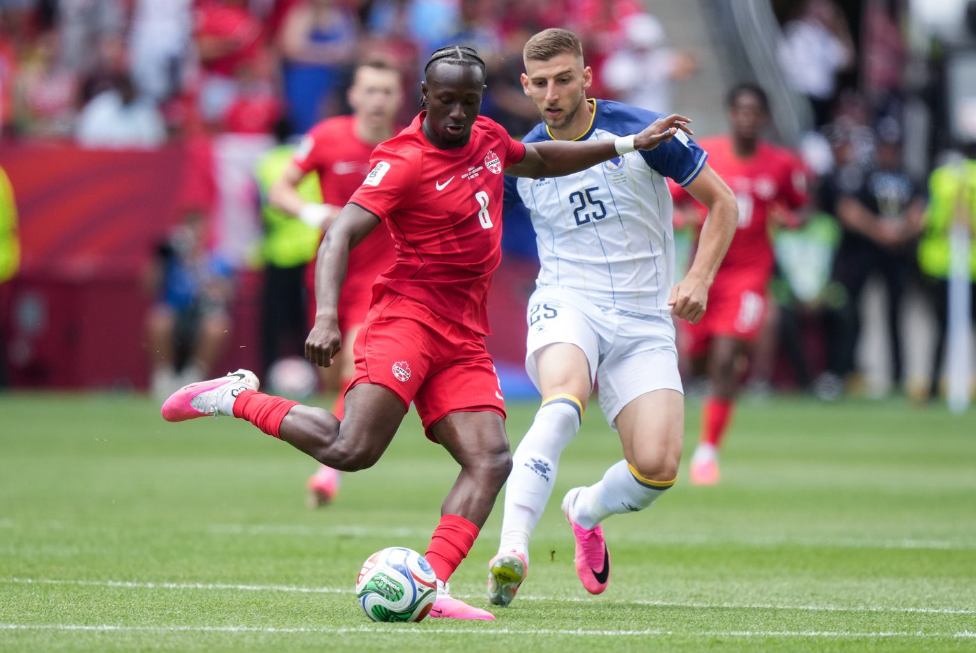 Alphonso Davies available for Canada vs. Qatar World Cup match: coach | iNFOnews.ca