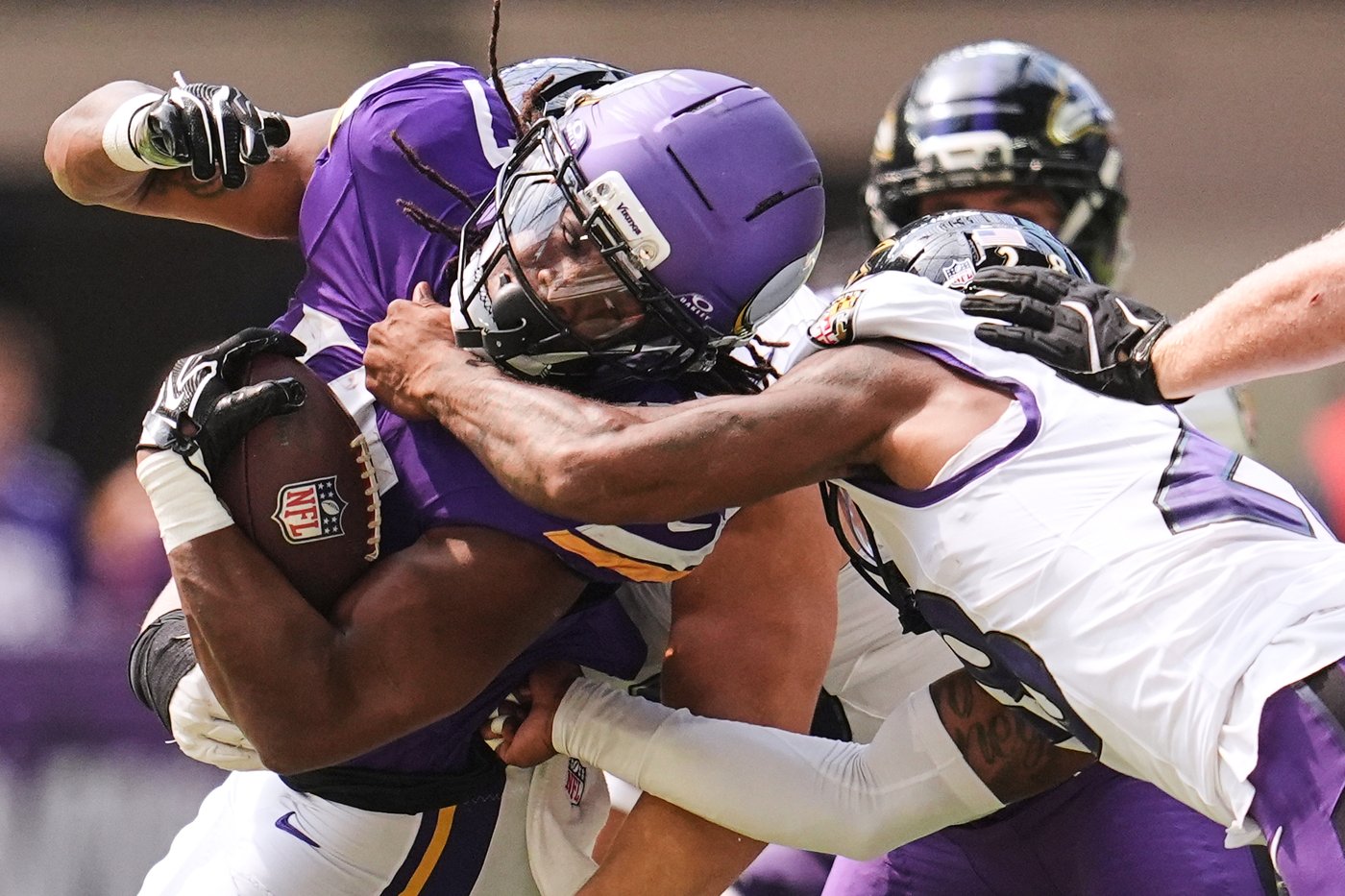 J.J. McCarthy's misfires at QB stand out for the Vikings in a 13-3 preseason loss to the Ravens | iNFOnews.ca J.J. McCarthy's misfires at QB stand out for the Vikings in a 13-3 preseason loss to the Ravens | iNFOnews.ca