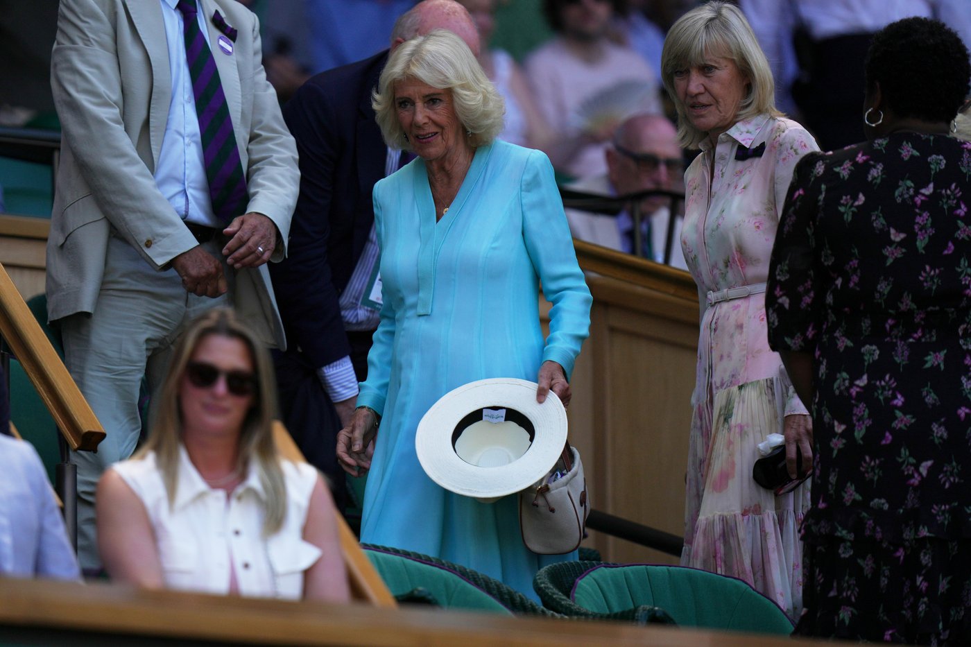 Queen Camilla visits Wimbledon and is joined by actor who played her husband | iNFOnews.ca