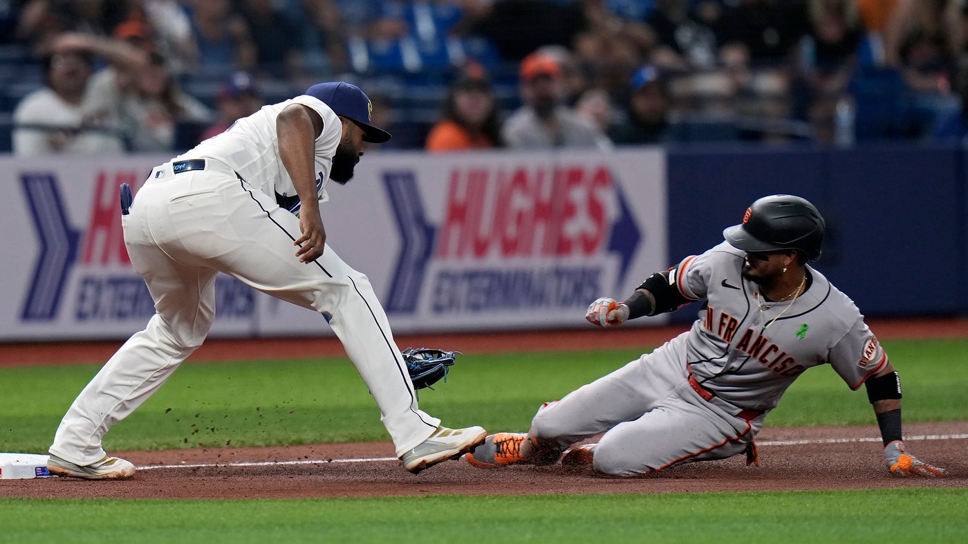 Diaz and Caminero homers, McClanahan's 6 strong innings carry Rays past Giants 3-0 | iNFOnews.ca