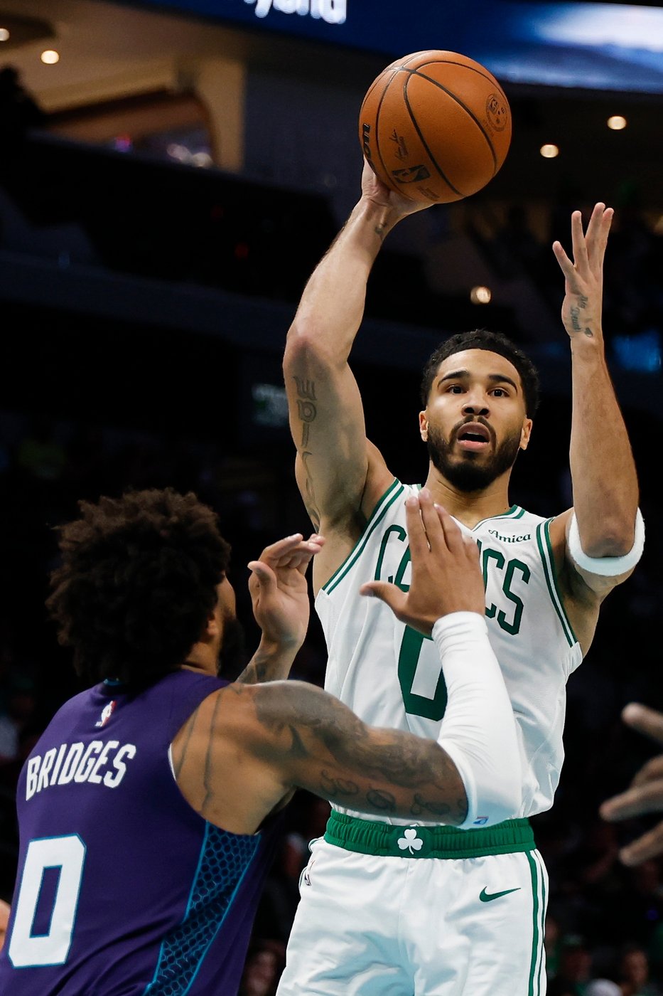 Jayson Tatum's 3-pointer vs. Hornets could signal that he's elevating game following Achilles injury | iNFOnews.ca
