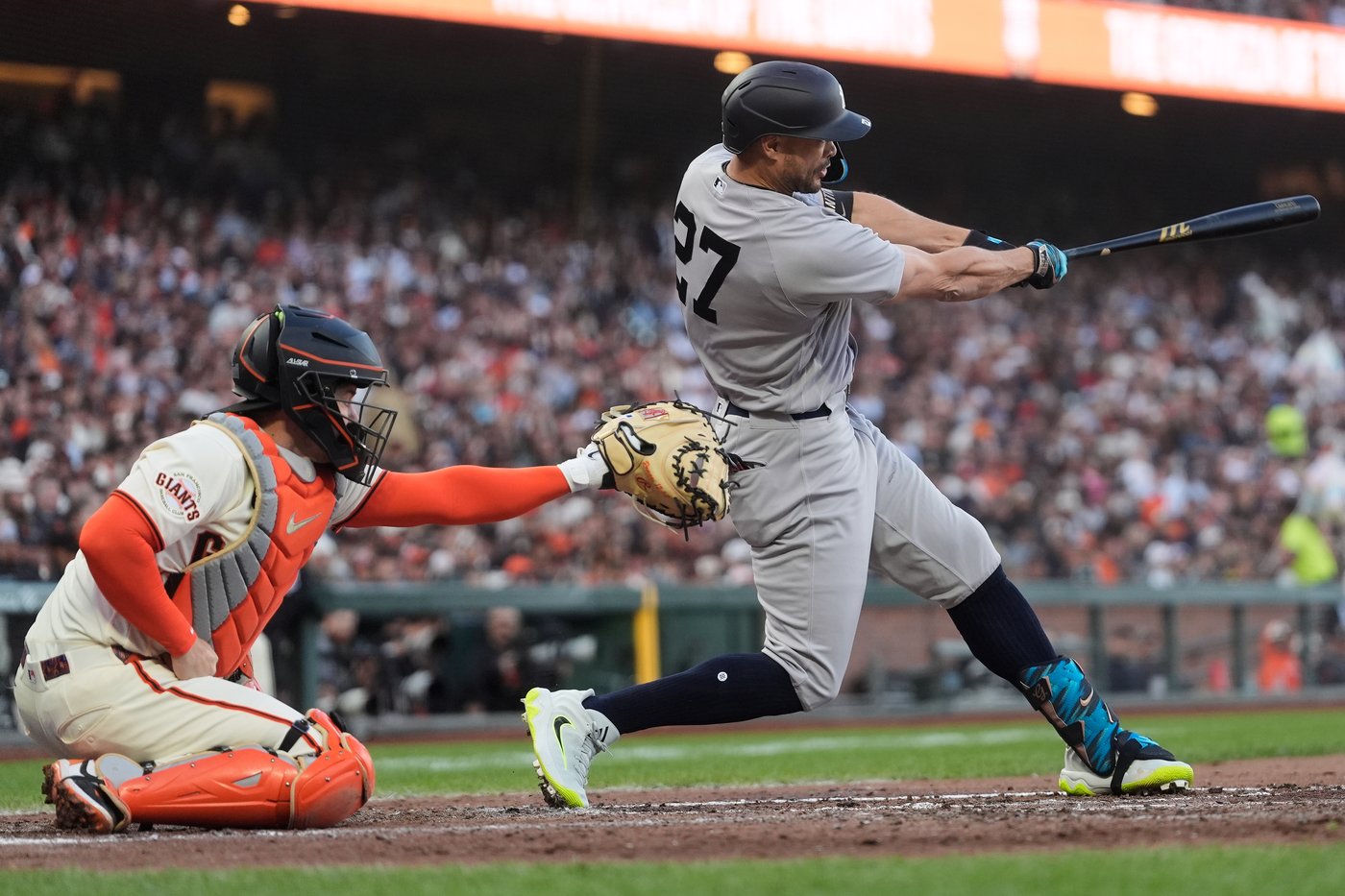 Judge goes hitless on opening day for first time, Yankees top Giants 7-0 as robot umpire debuts | iNFOnews.ca