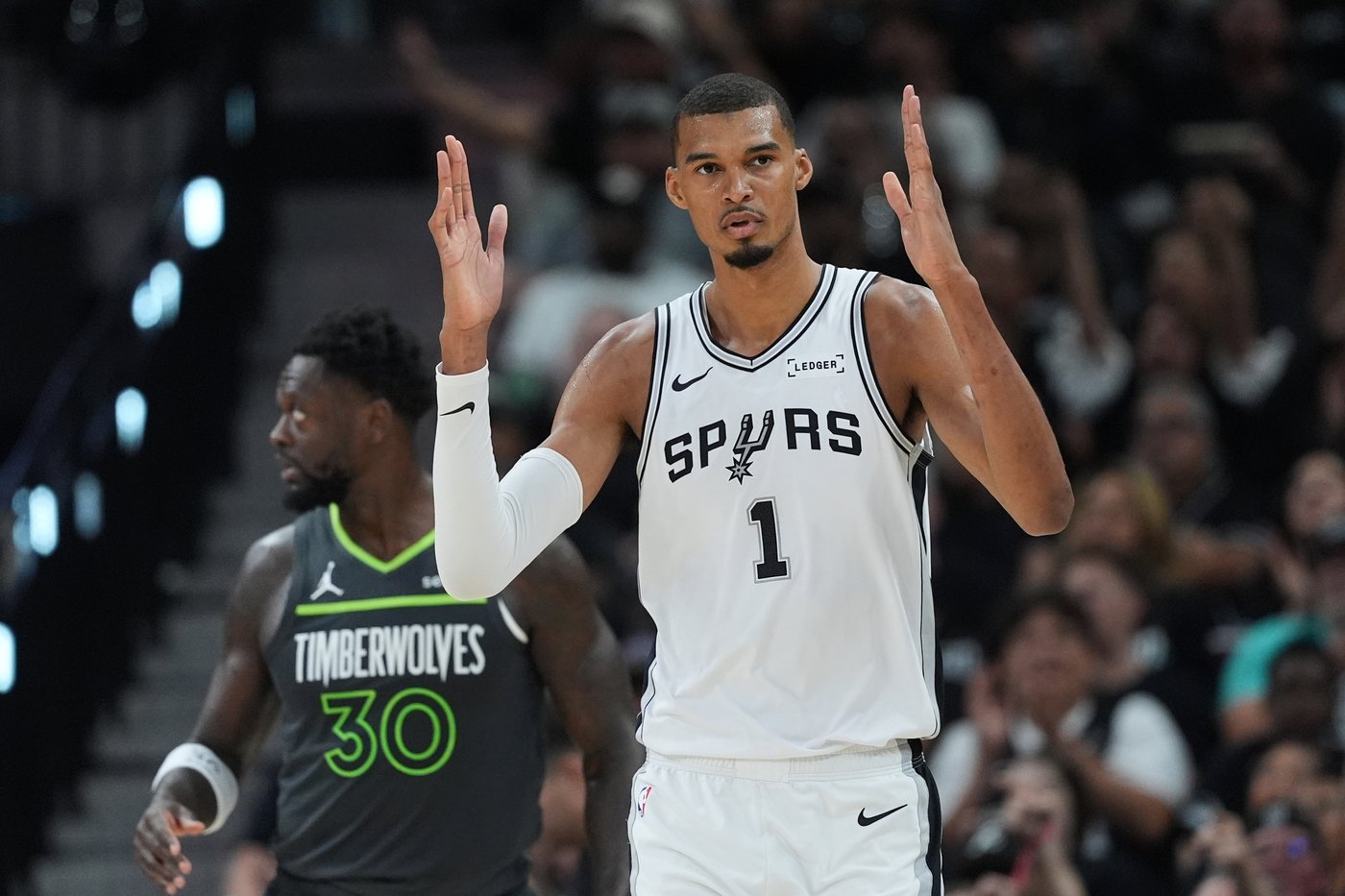 Wembanyama and Spurs rebound to hand Timberwolves largest postseason defeat, 133-95, to even series | iNFOnews.ca
