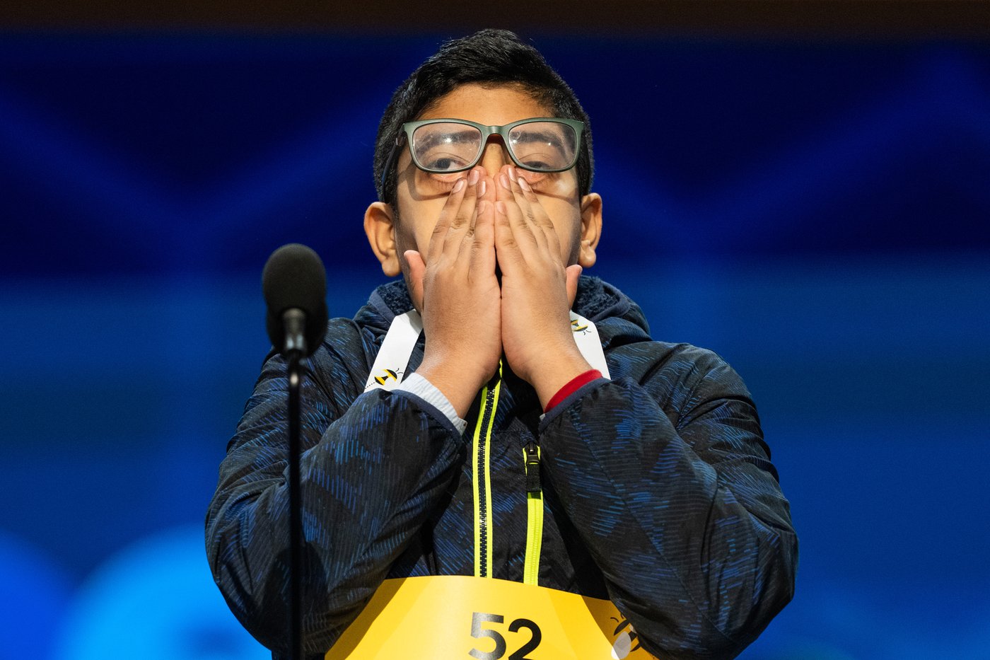 Photos of students competing for the Scripps National Spelling Bee trophy | iNFOnews.ca