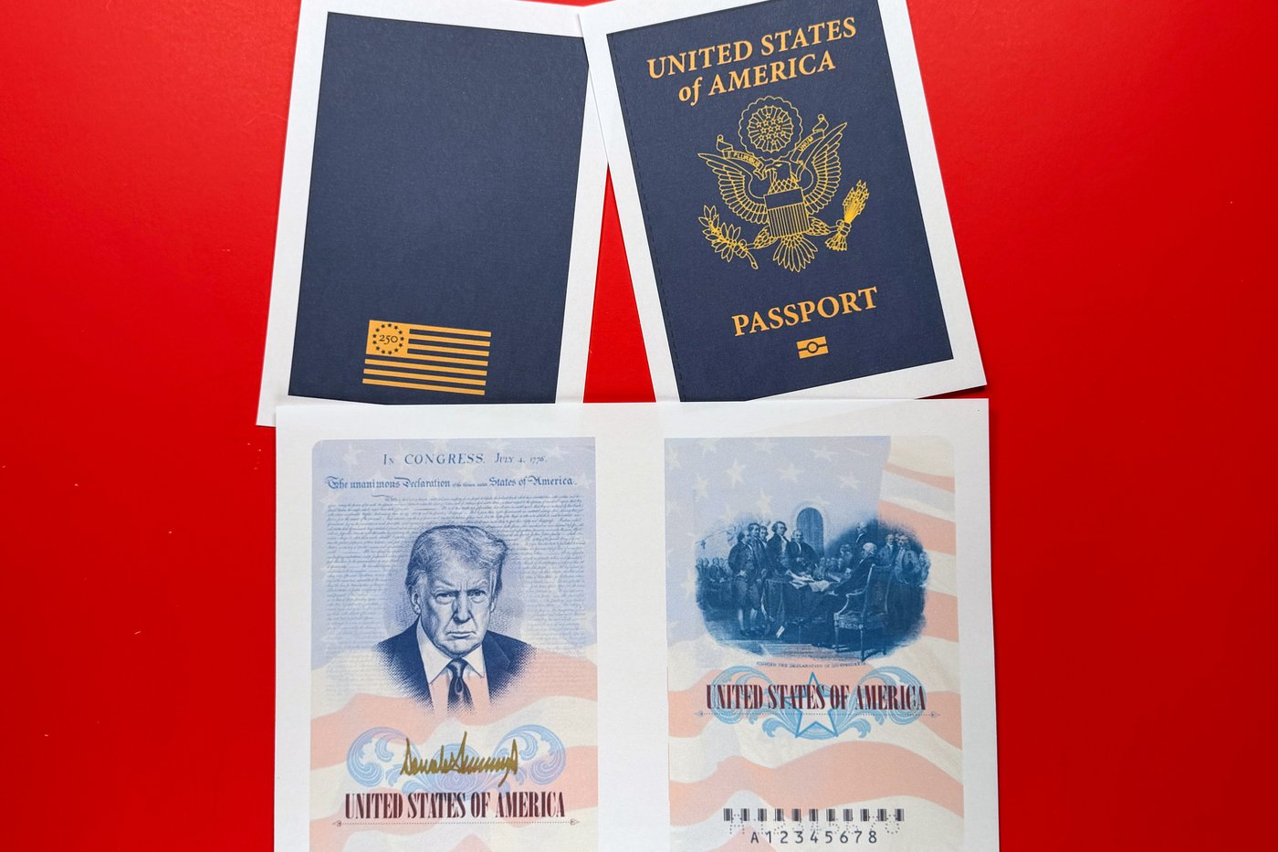 US will issue commemorative passports with Trump’s picture for America's 250th birthday | iNFOnews.ca