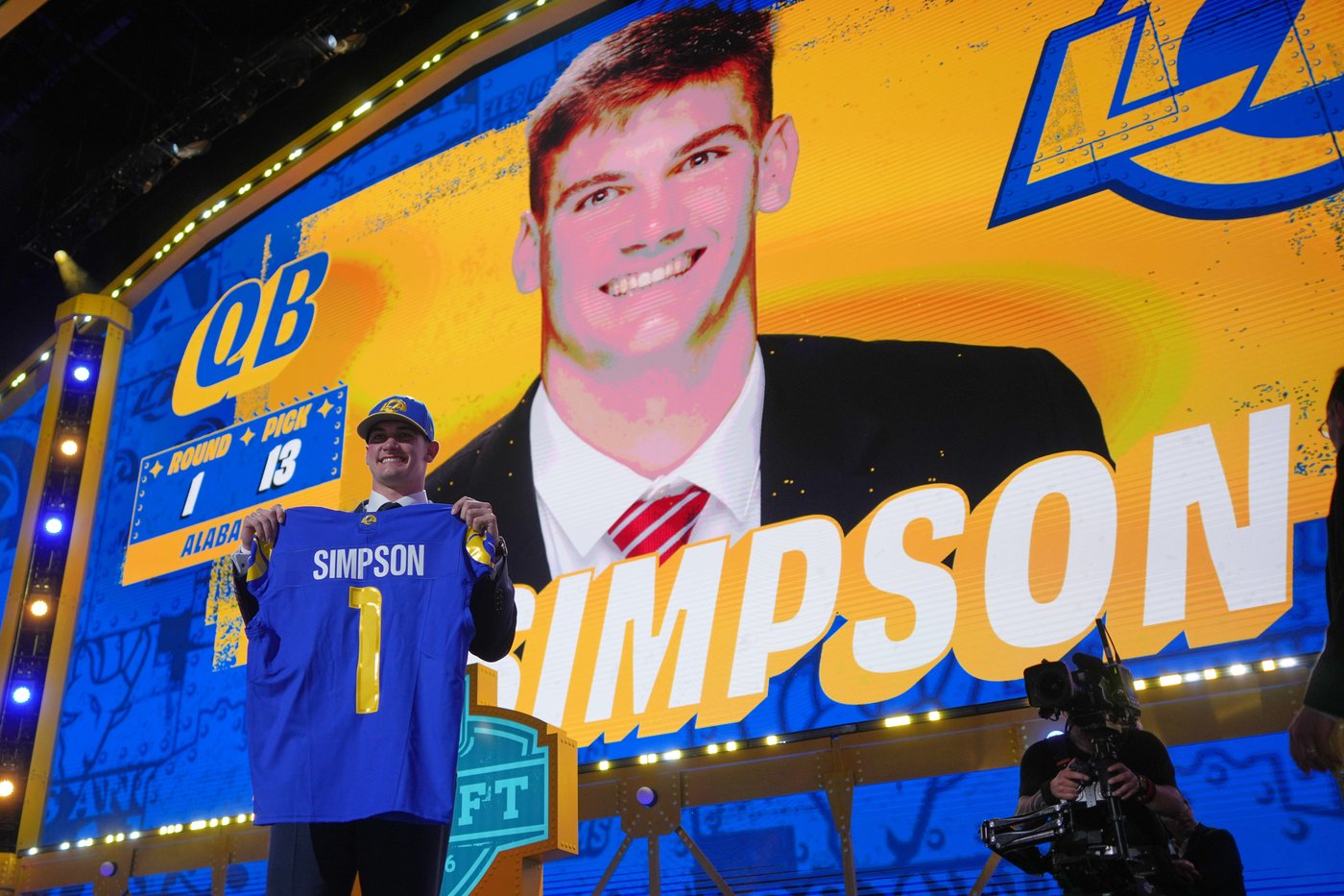 Rams choose QB Ty Simpson at No. 13, securing their successor for Matthew Stafford | iNFOnews.ca