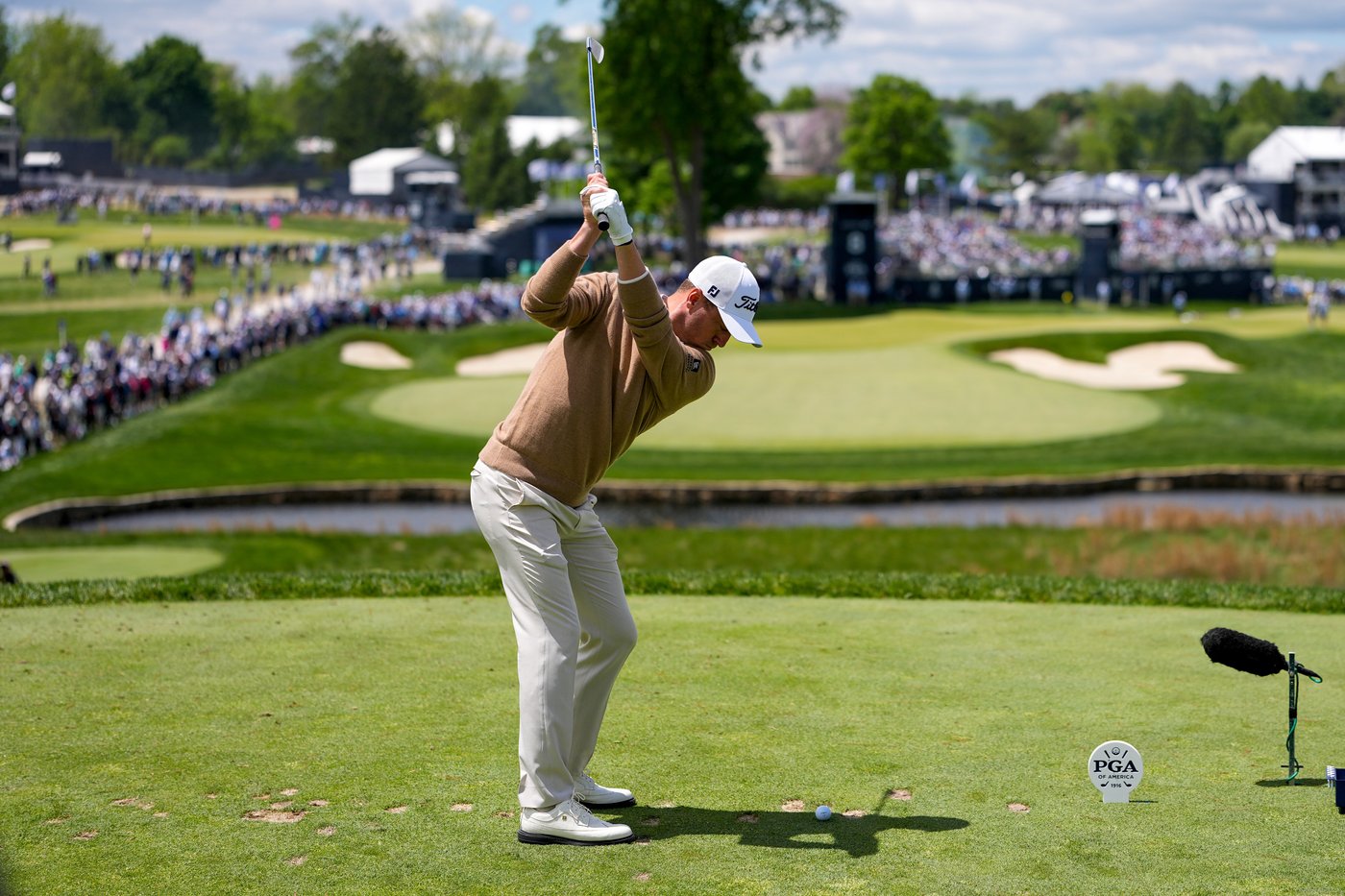 Gotterup posts lowest score and Scheffler survives rough start in wind-swept PGA Championship | iNFOnews.ca