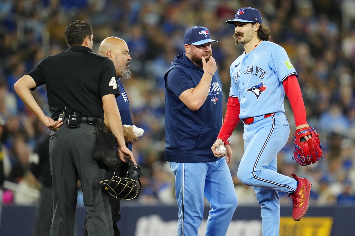 Blue Jays place Cease on 15-day injured list, activate outfielder Lukes | iNFOnews.ca