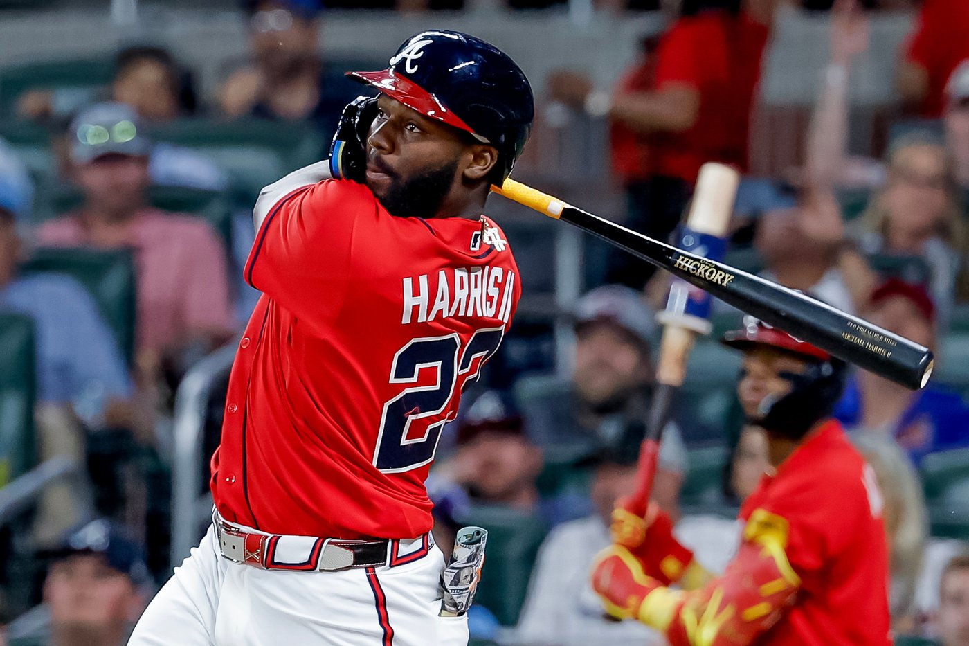 Braves CF Harris scratched from the lineup, then comes through as pinch-hitter vs Phillies | iNFOnews.ca