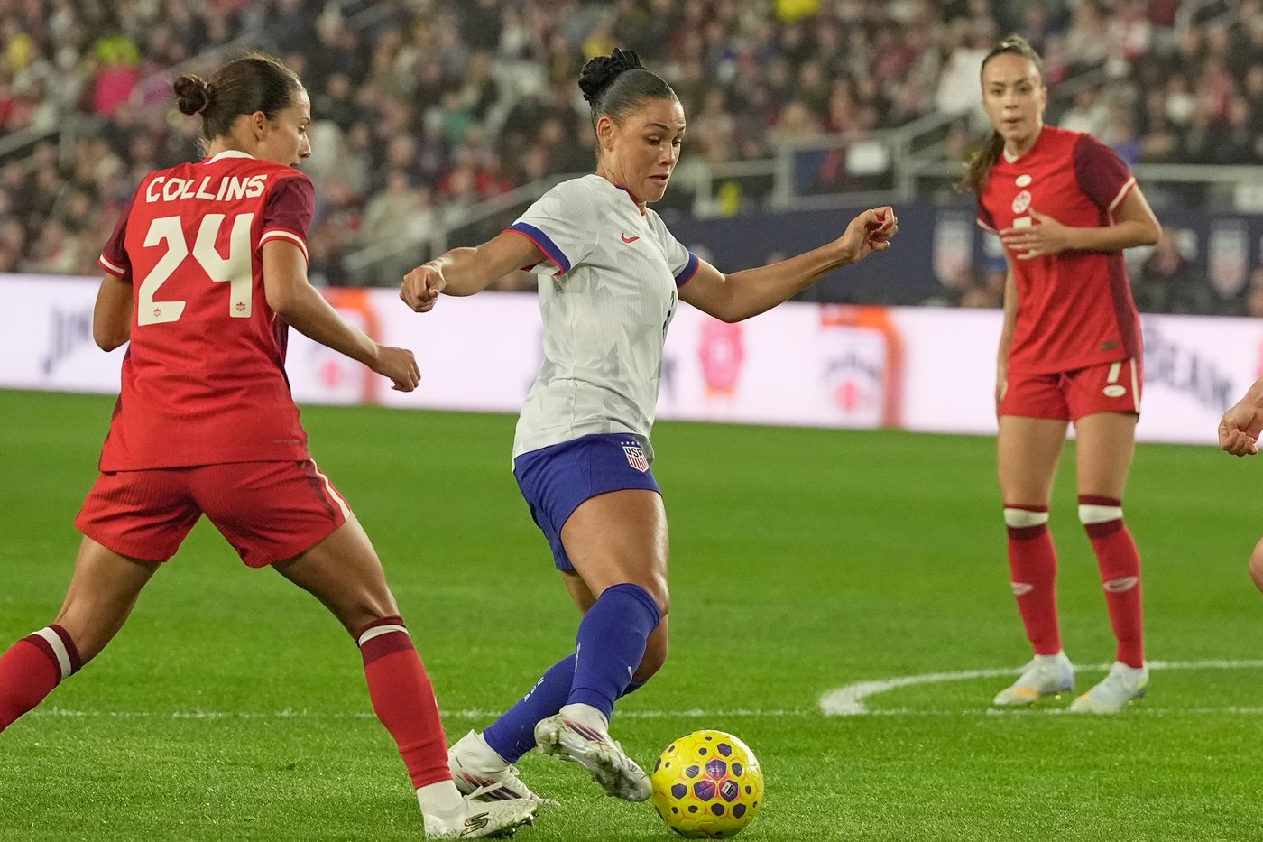 Sentnor scores in 1-0 USWNT victory over Canada in the SheBelieves Cup | iNFOnews.ca