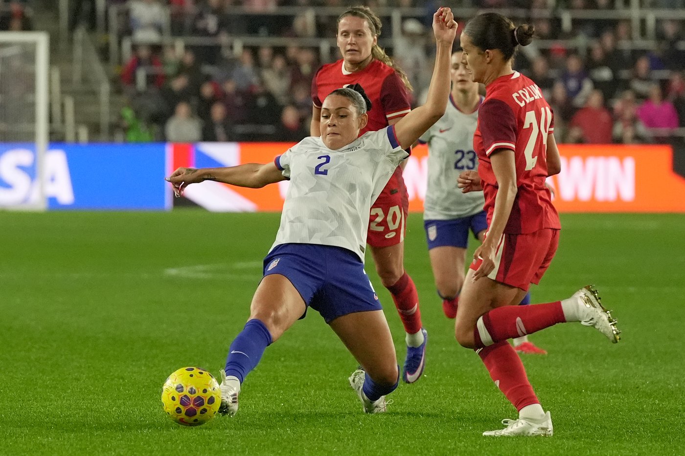 Sentnor scores in 1-0 USWNT victory over Canada in the SheBelieves Cup | iNFOnews.ca