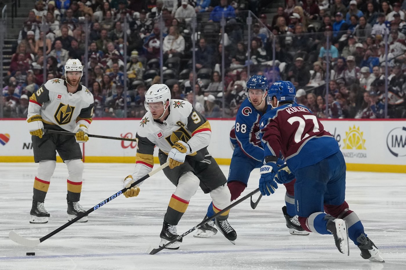 Barbashev, Eichel score in 2:07 span, Golden Knights stun Avs 3-1 to take 2-0 series lead | iNFOnews.ca