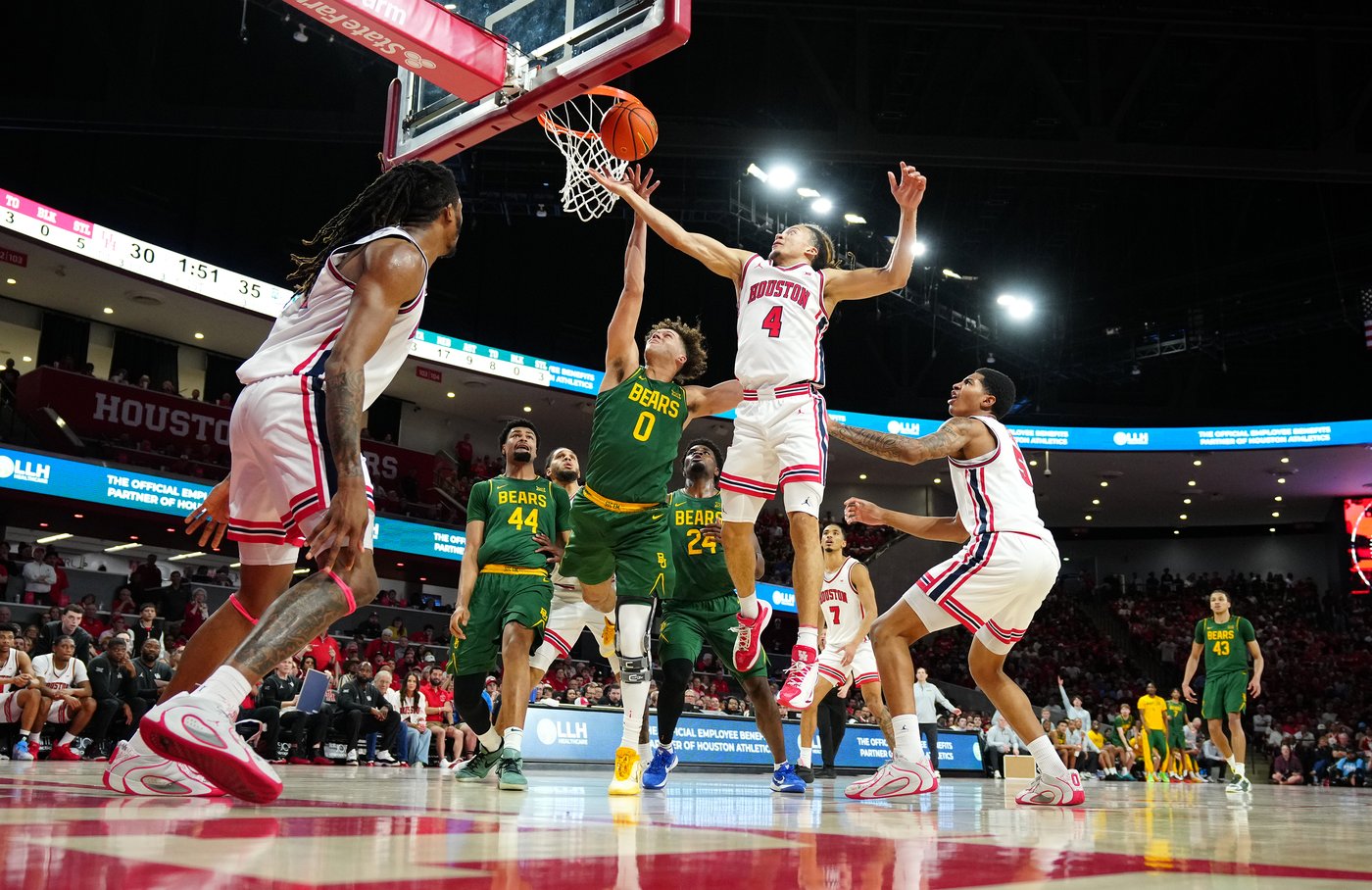 Flemings, Sharp lead No. 7 Houston past Baylor 77-64 | iNFOnews.ca