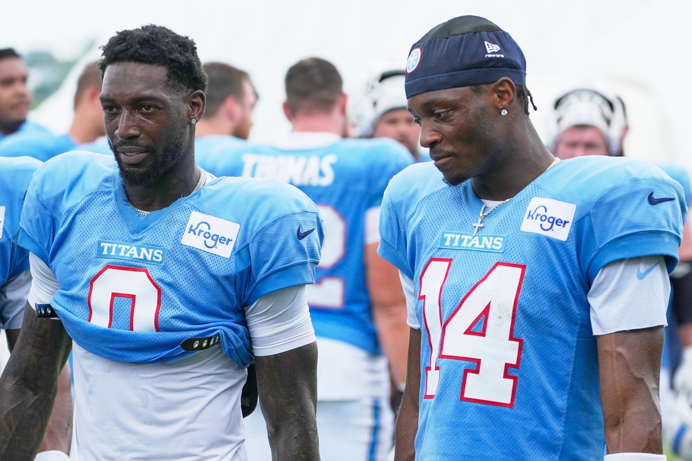 Receiver Carnell Tate leans on Calvin Ridley as Titans rookie learns new offense | iNFOnews.ca