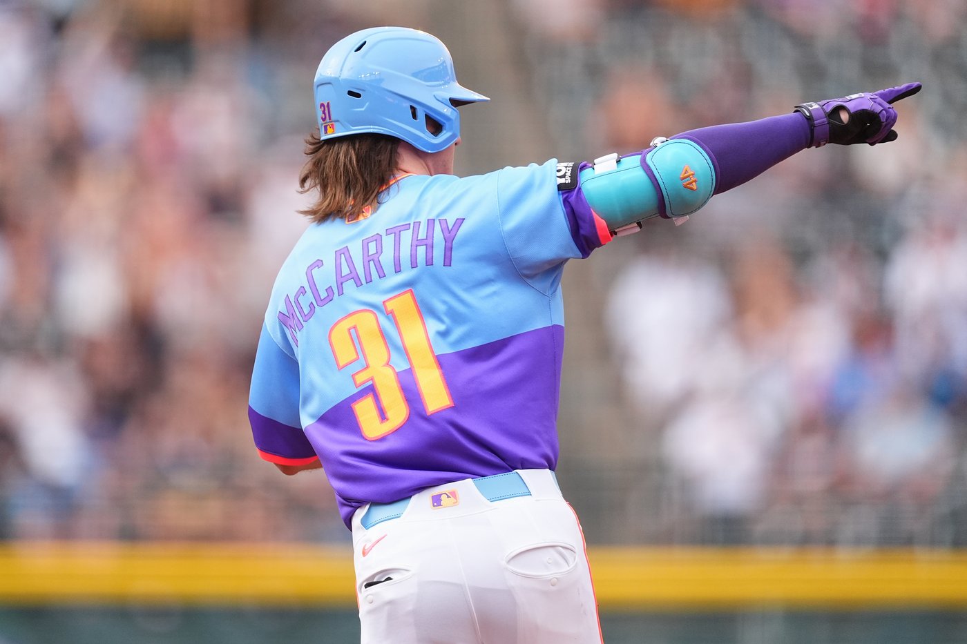 Jake McCarthy hits 2 HRs, drives in 6 runs in the Rockies' 15-3 romp over the Giants | iNFOnews.ca Jake McCarthy hits 2 HRs, drives in 6 runs in the Rockies' 15-3 romp over the Giants | iNFOnews.ca