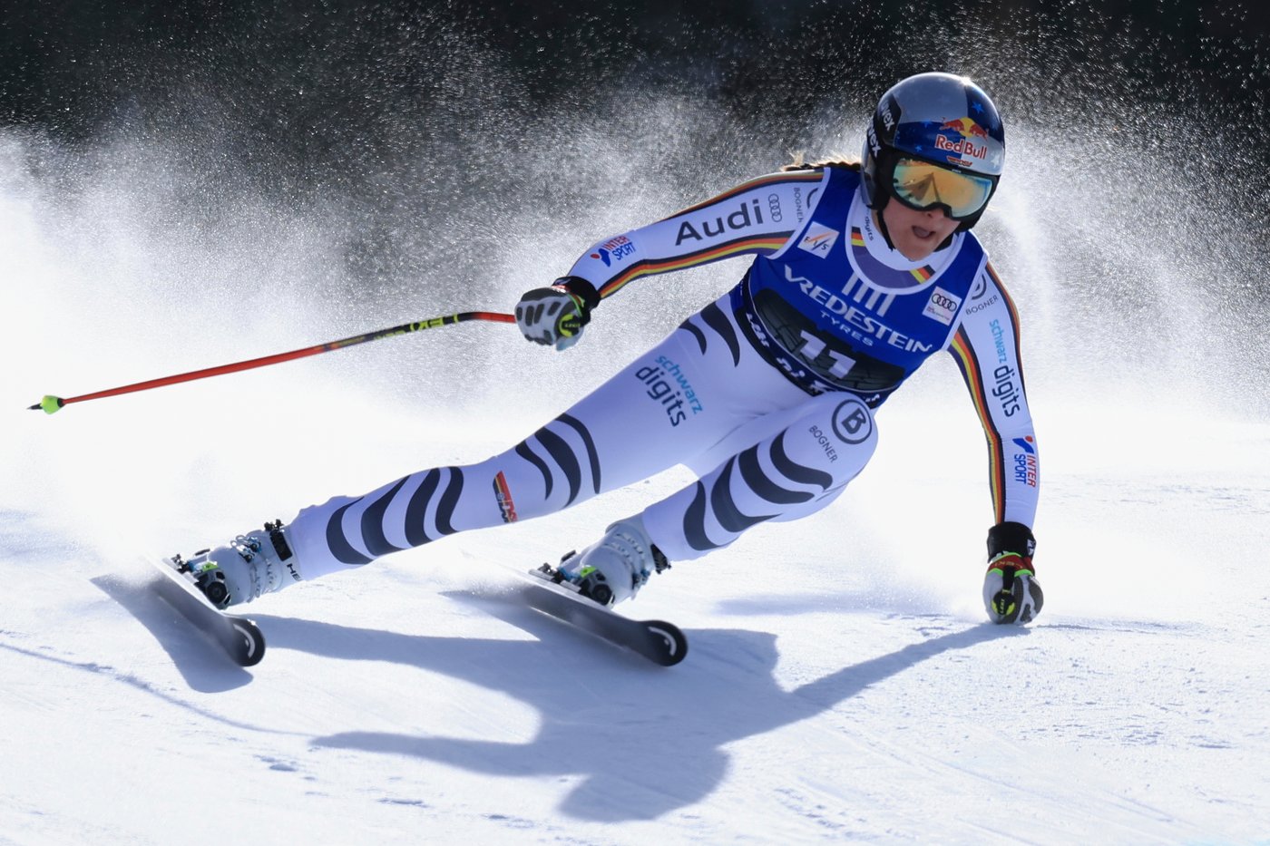Aicher finishes second in downhill to cut Vonn and Shiffrin leads in World Cup standings | iNFOnews.ca