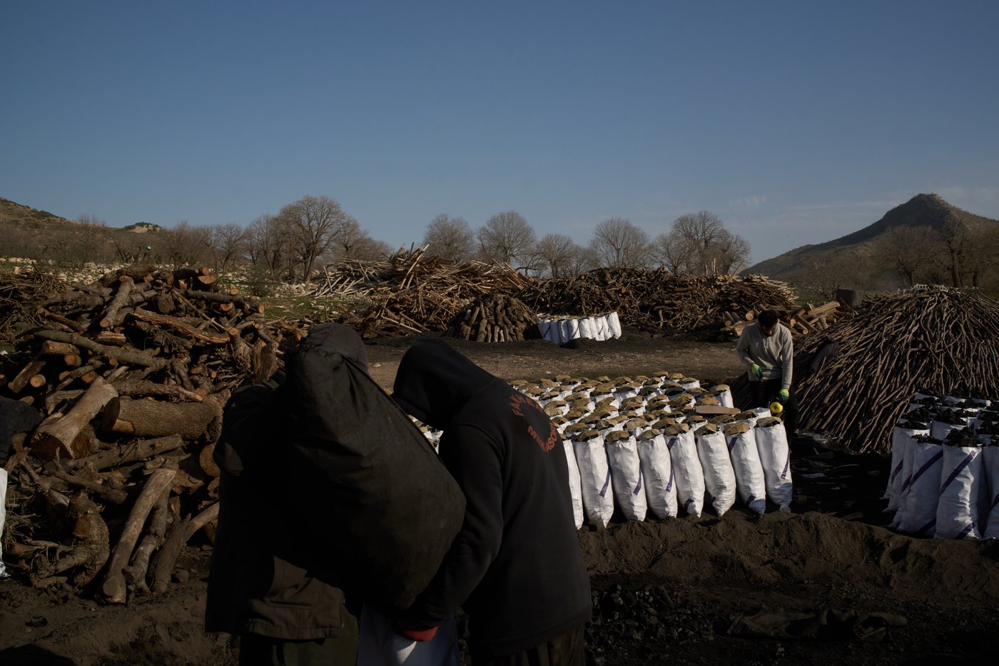 Photos: Charcoal workers in a quiet Kurdish village carry on as war unfolds | iNFOnews.ca