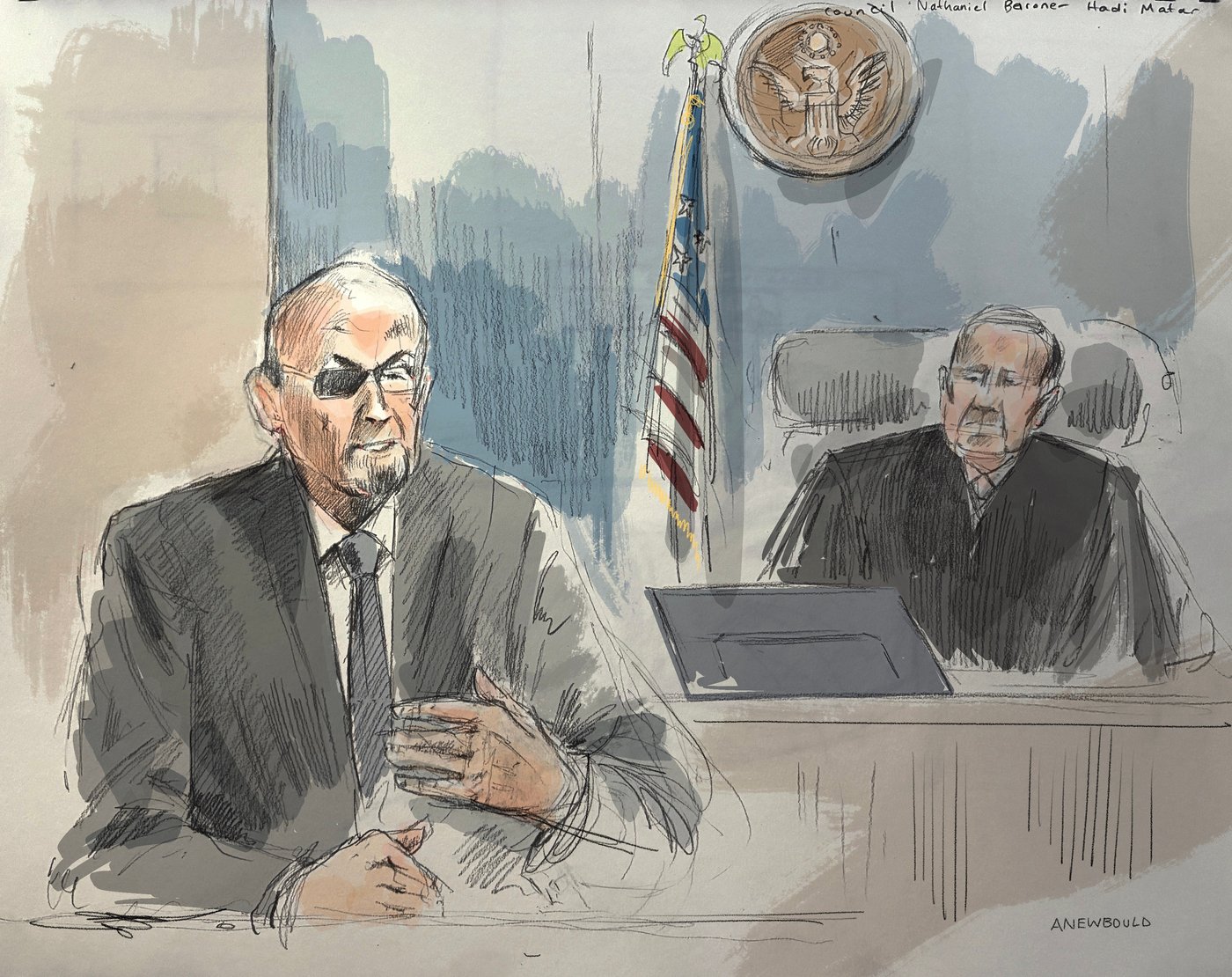 Defendant in Salman Rushdie stabbing declines to testify in terrorism trial | iNFOnews.ca