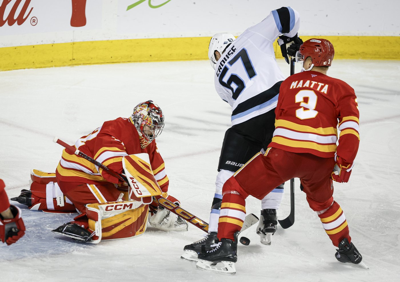 Flames continue strong play at home with 4-1 win over playoff-bound Mammoth | iNFOnews.ca