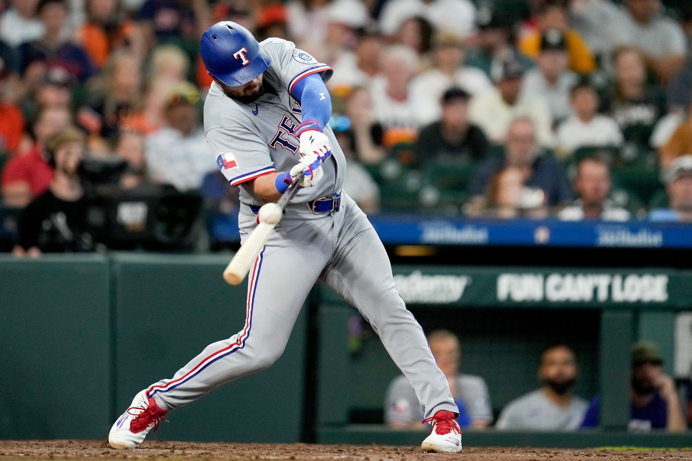 Burger blasts a homer, drives in 4 as Eovaldi powers the Rangers past the Astros 8-0 | iNFOnews.ca