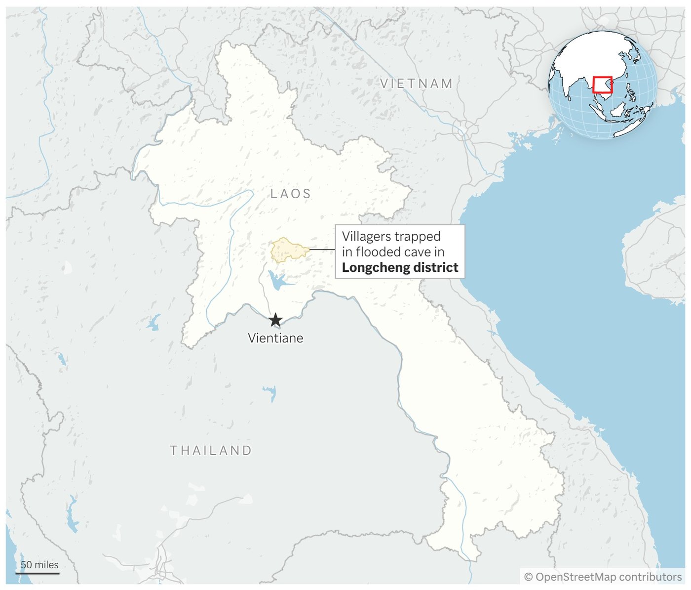 Search continues for 7 villagers trapped in a flooded cave in Laos | iNFOnews.ca