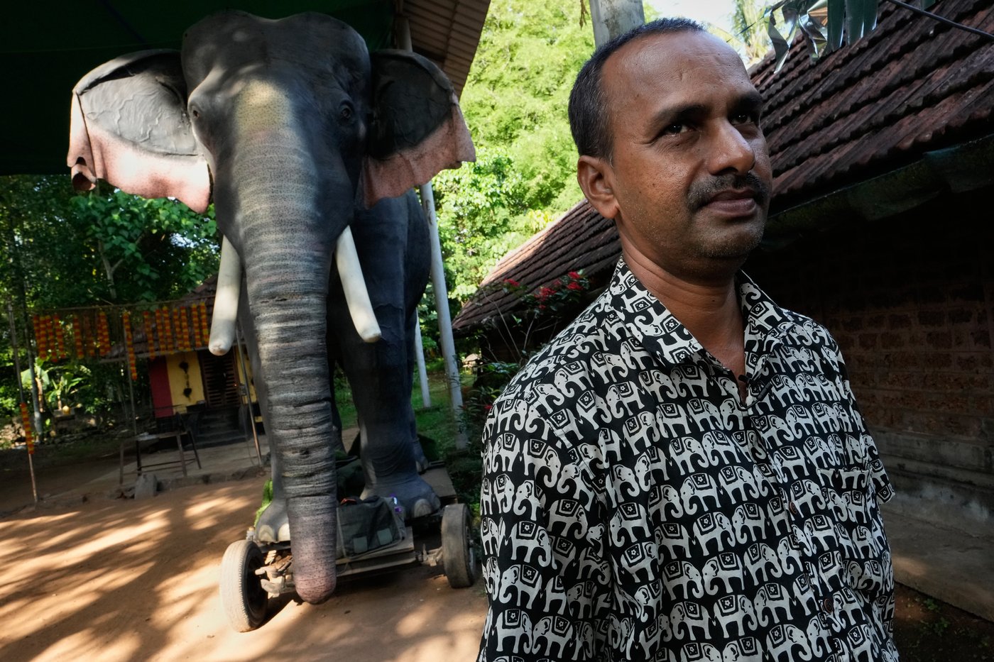 Robotic elephants are replacing live ones at Kerala temple festivals, in photos | iNFOnews.ca