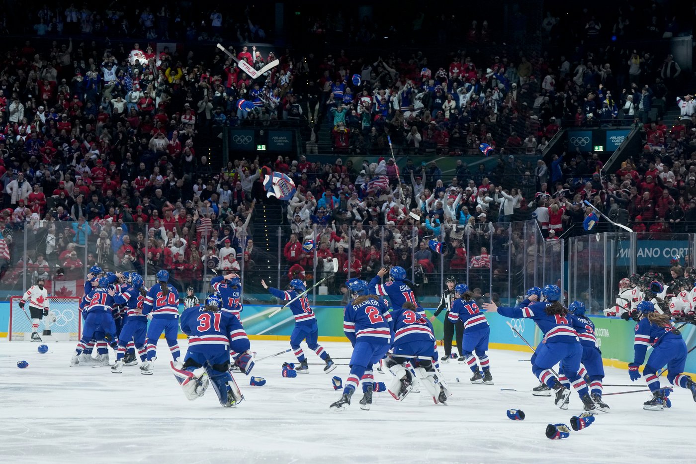 Photo Gallery: U.S. beats Canada 2-1 in OT for hockey gold | iNFOnews.ca