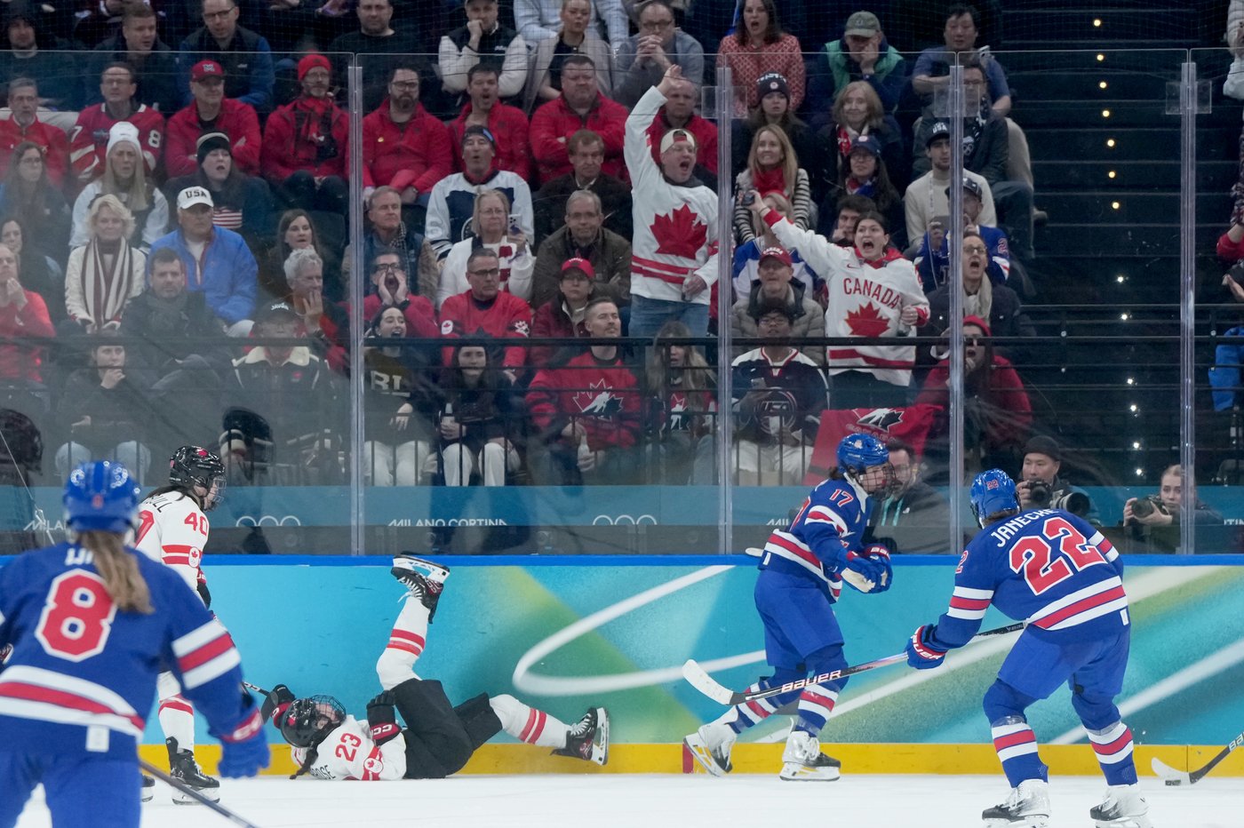 Photo Gallery: U.S. beats Canada 2-1 in OT for hockey gold | iNFOnews.ca