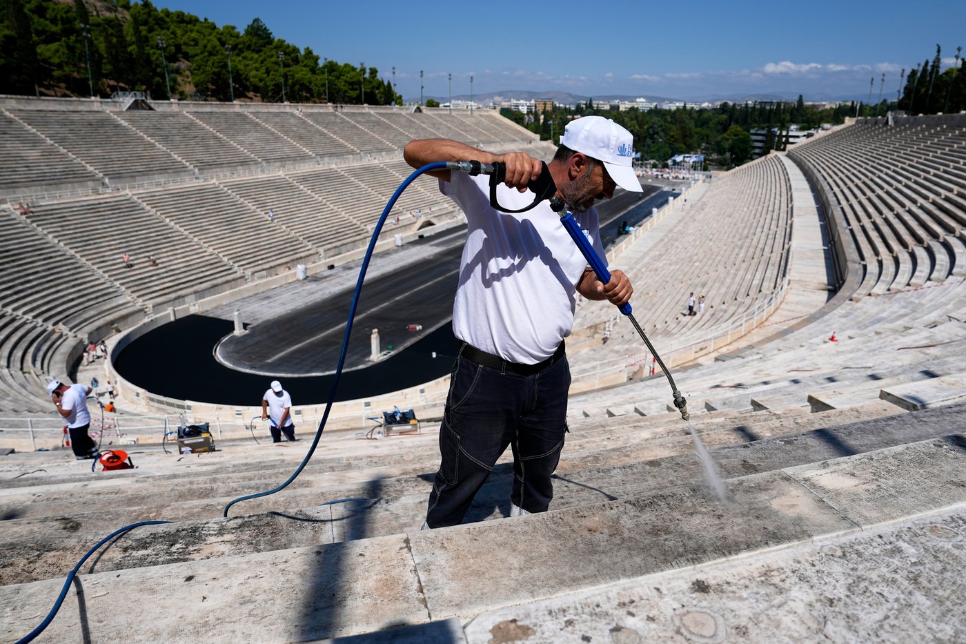 Athens is cleaning its all-marble Olympic stadium for the first time in more than a century | iNFOnews.ca