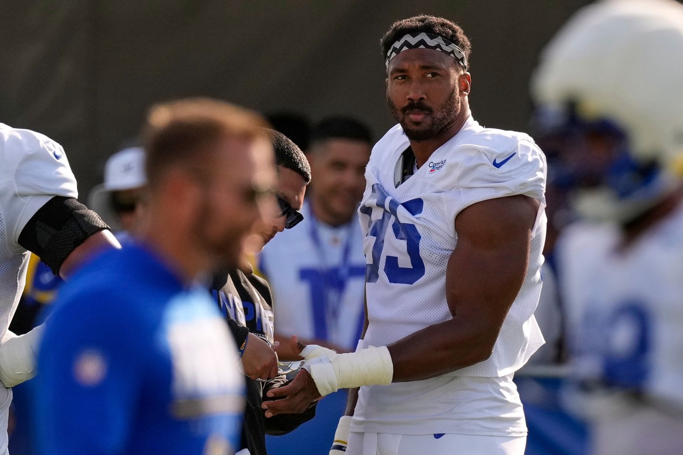 Rams wrap up training camp practices with no comeback decision from Aaron Donald | iNFOnews.ca