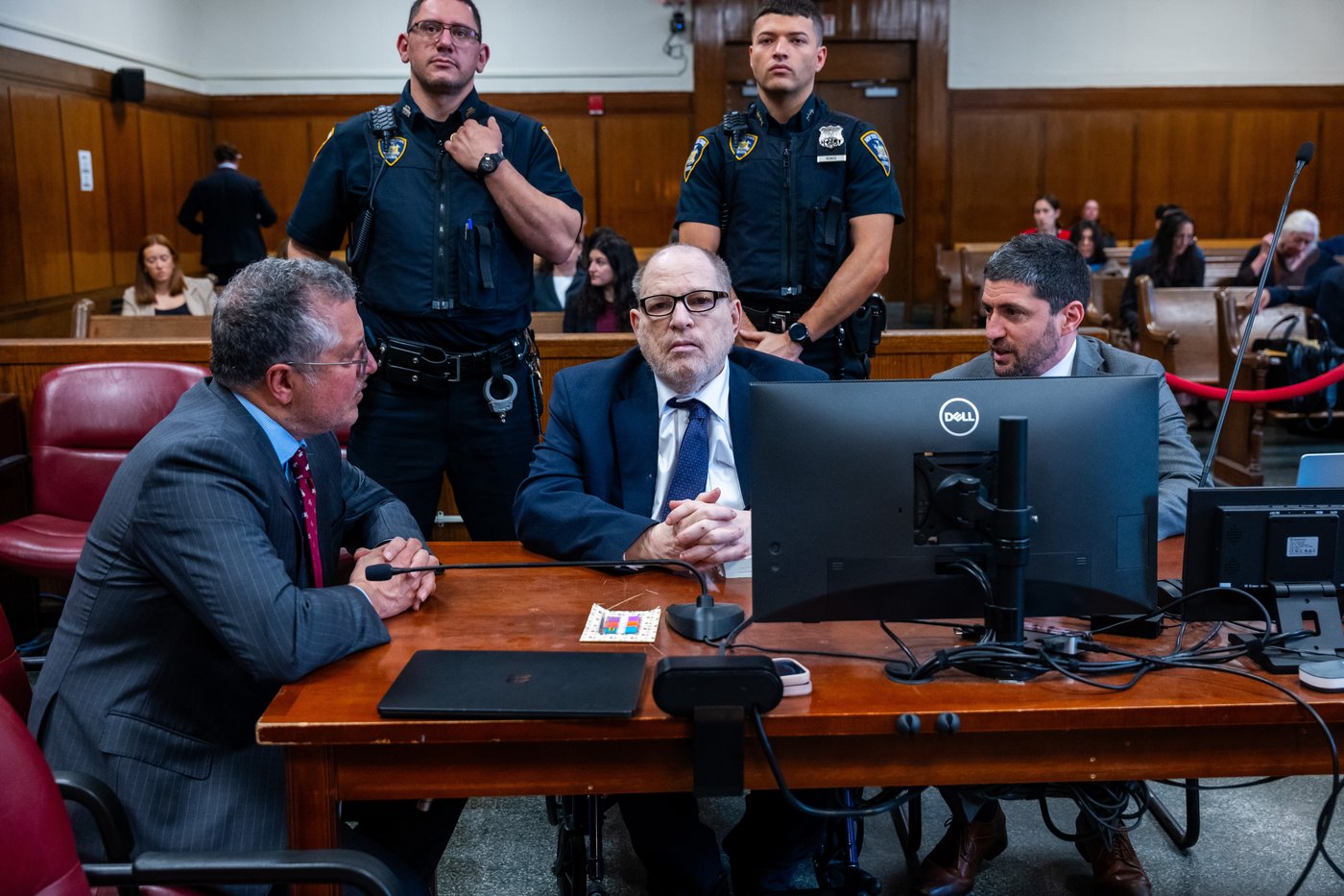 Harvey Weinstein back in court after feeling ill as jury deliberates in his rape retrial | iNFOnews.ca