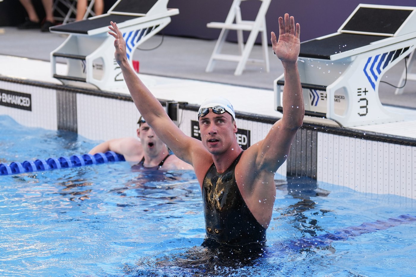 Kerley runs 9.97 at Enhanced Games, where Kristian Gkolomeev gets a $1M bonus for swimming mark | iNFOnews.ca