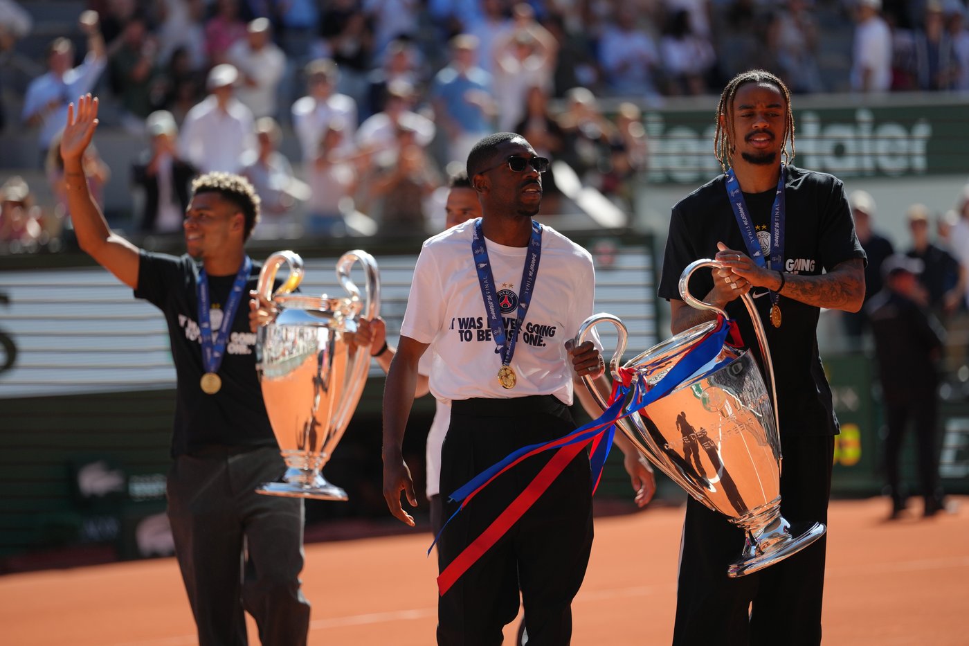 PSG stars bring the Champions League trophy to the French Open | iNFOnews.ca