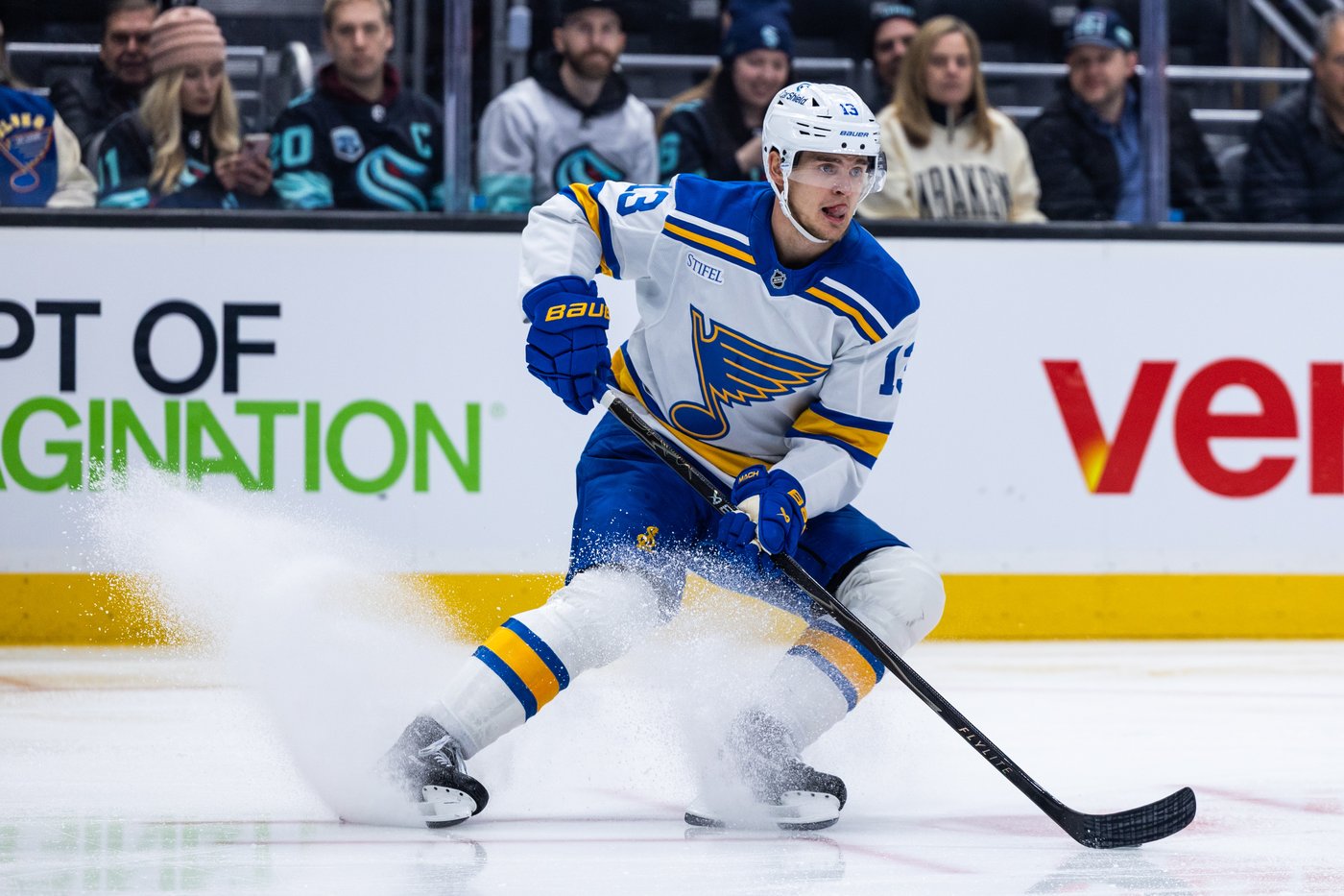 Blues beat Kraken 3-2 to halt Seattle's 5-game home winning streak | iNFOnews.ca