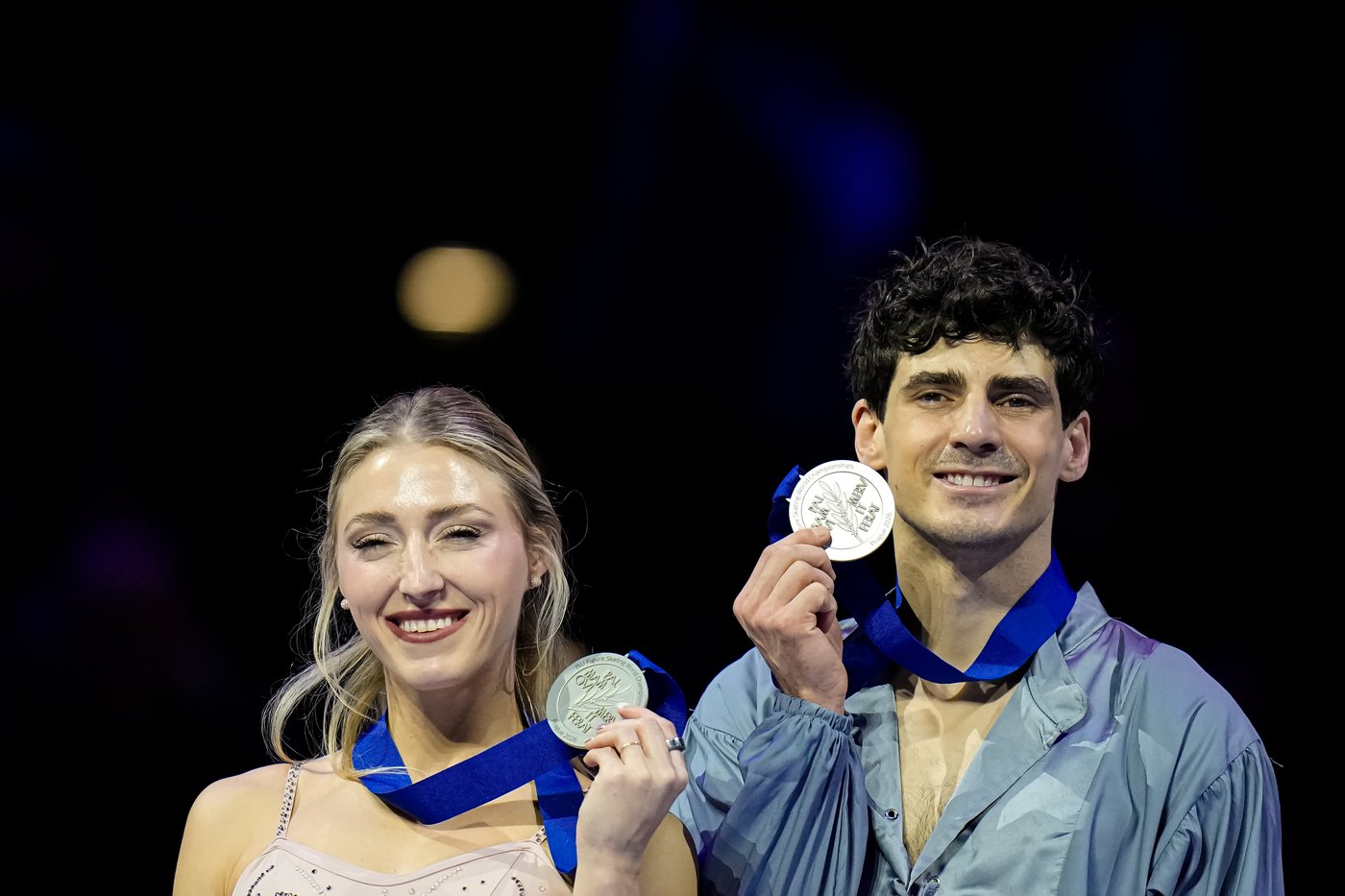 Canada's Gilles, Poirier claim silver again at figure skating worlds; Gogolev fourth | iNFOnews.ca