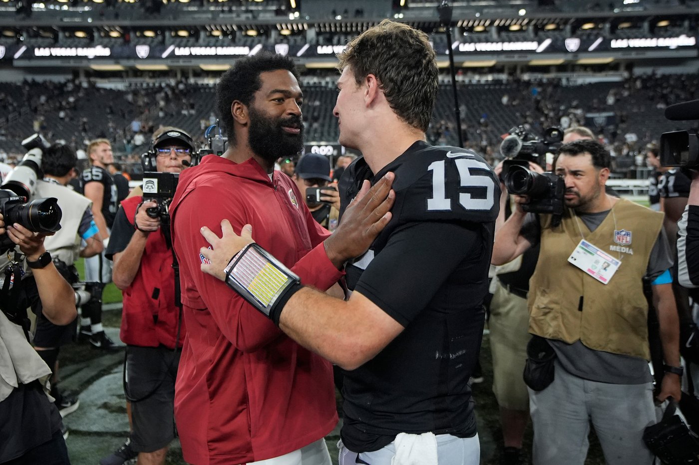 Fernando Mendoza dives into video study after Raiders' loss in preseason opener | iNFOnews.ca Fernando Mendoza dives into video study after Raiders' loss in preseason opener | iNFOnews.ca