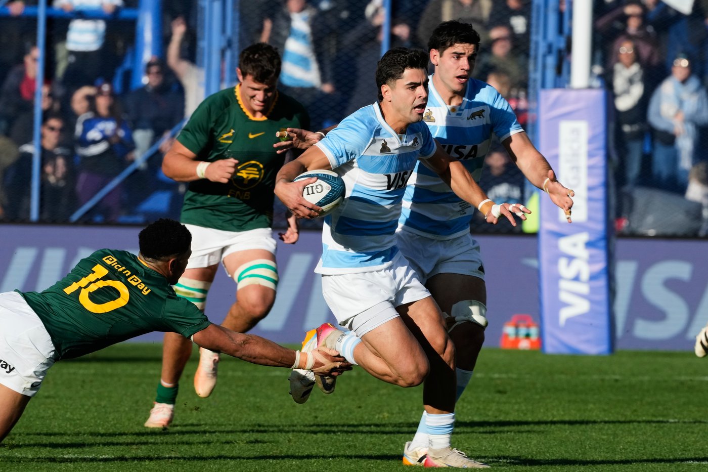 Springboks edge Argentina as Siya Kolisi limps off with a recurring hamstring injury | iNFOnews.ca Springboks edge Argentina as Siya Kolisi limps off with a recurring hamstring injury | iNFOnews.ca