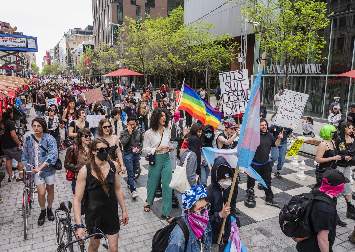 Montreal sex workers march for stronger labour rights on F1 weekend | iNFOnews.ca