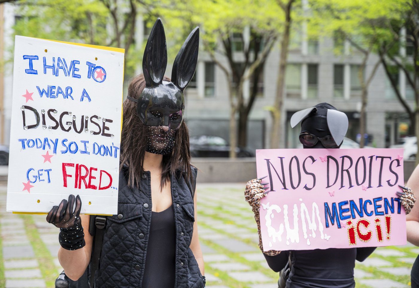 Montreal sex workers march for stronger labour rights on F1 weekend | iNFOnews.ca