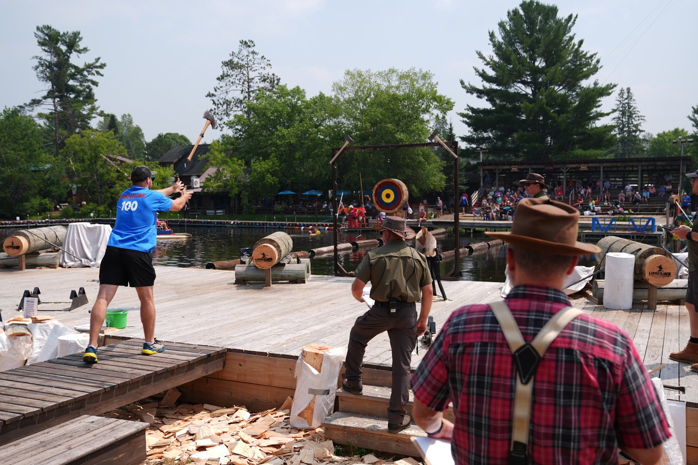 Flying axes and rolling logs at the Lumberjack World Championships, in photos | iNFOnews.ca