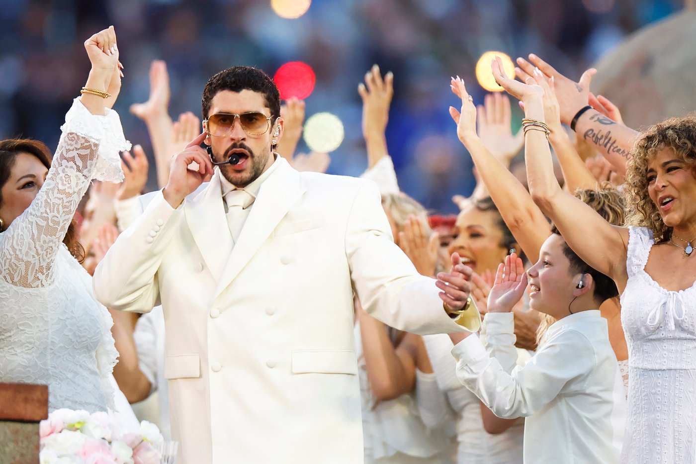 Yes, there was a real wedding during Bad Bunny's Super Bowl halftime show | iNFOnews.ca