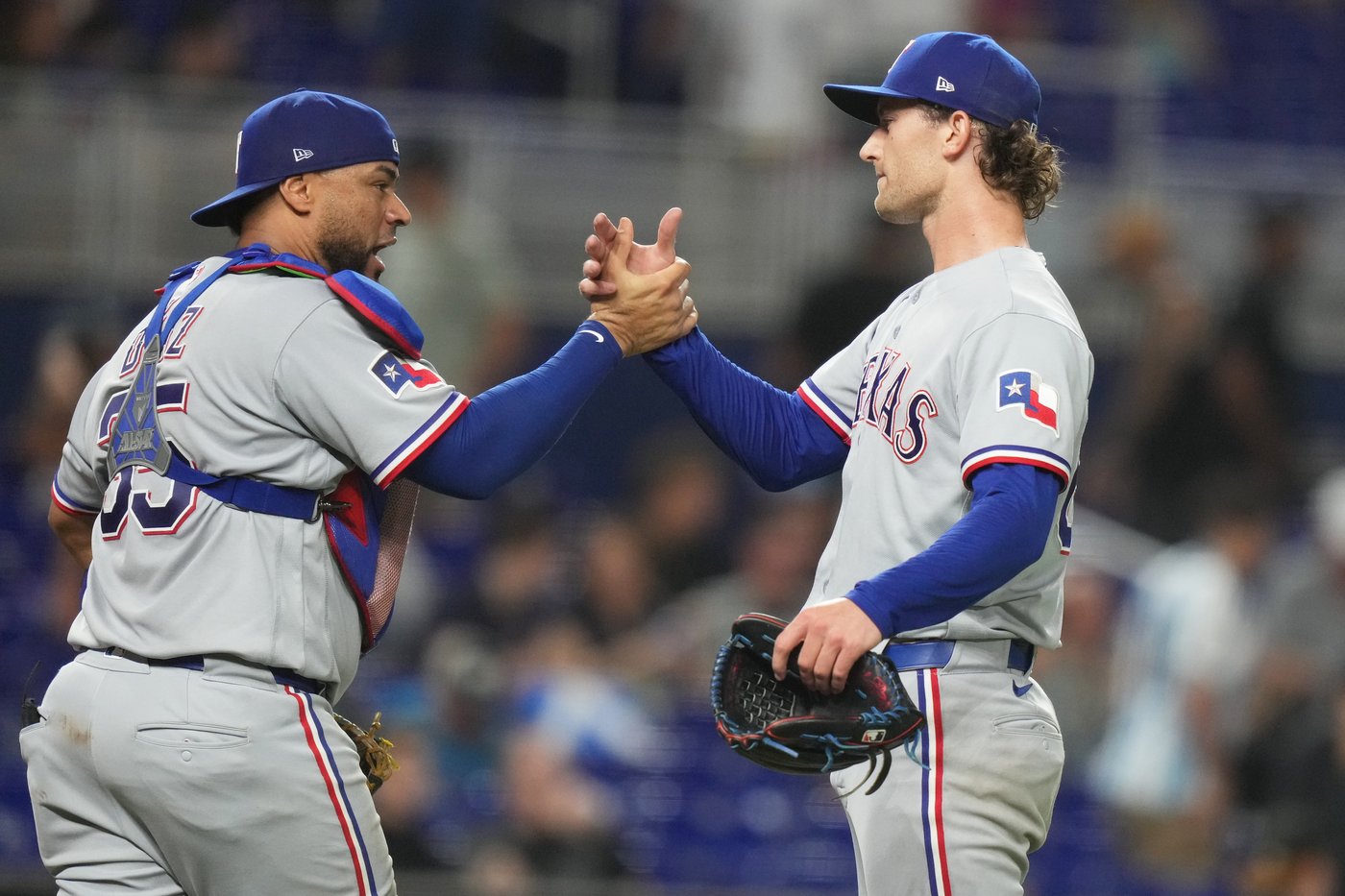 Nimmo's 3 hits, Osuna's go-ahead double lift Rangers to 4-3 win over Marlins | iNFOnews.ca