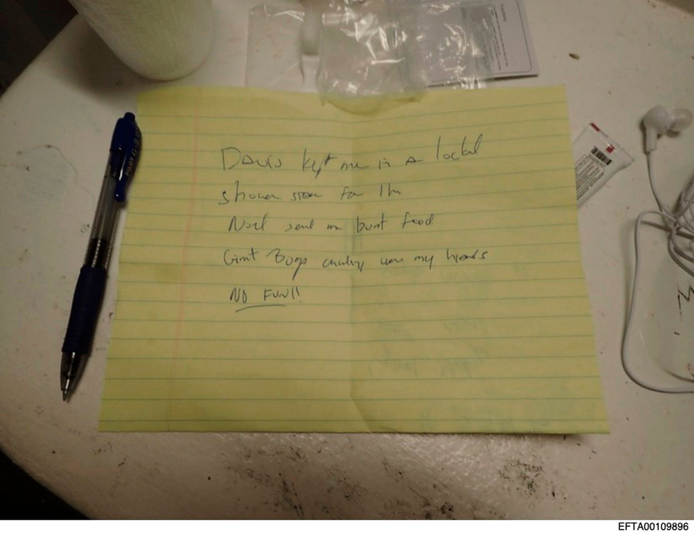 Handwriting on newly released note matches one found after Epstein's death, experts tell AP | iNFOnews.ca