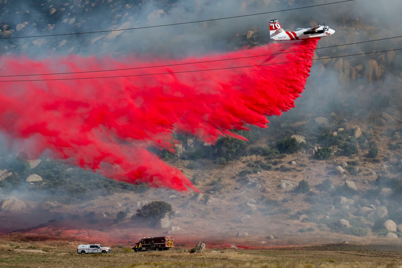 Crews battle fast-growing wildfire in windy Southern California that's forced some to evacuate | iNFOnews.ca